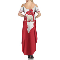 Nu Det Nuuk Greenland Not For Sale Family Matching Summer Maxi Dress and Hawaiian Shirt