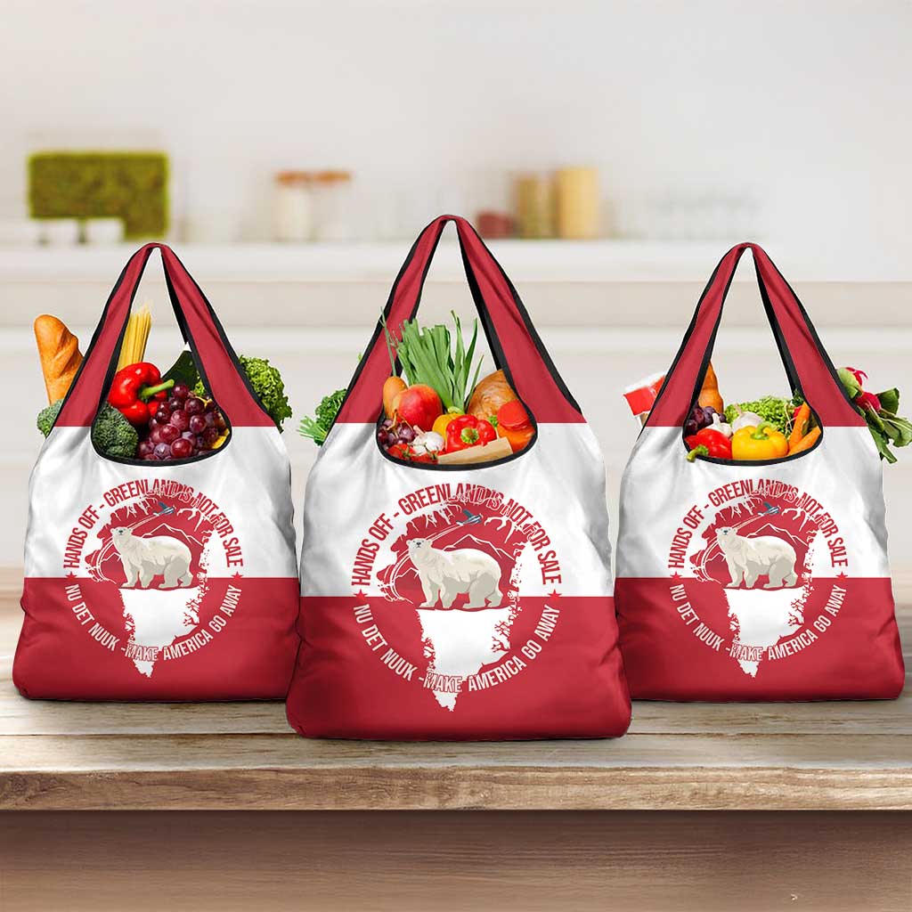 Nu Det Nuuk Greenland Not For Sale Grocery Bag