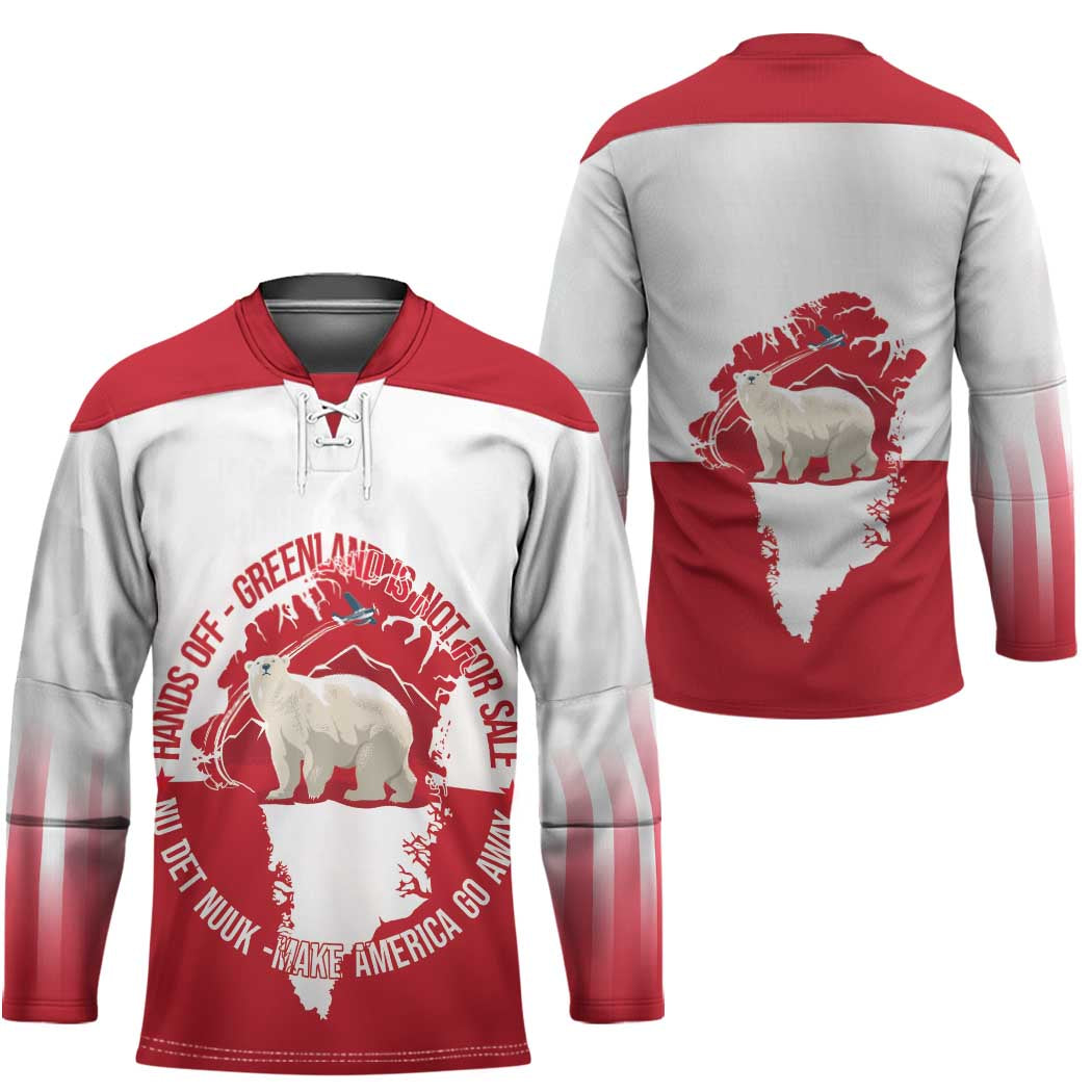 Nu Det Nuuk Greenland Not For Sale Hockey Jersey