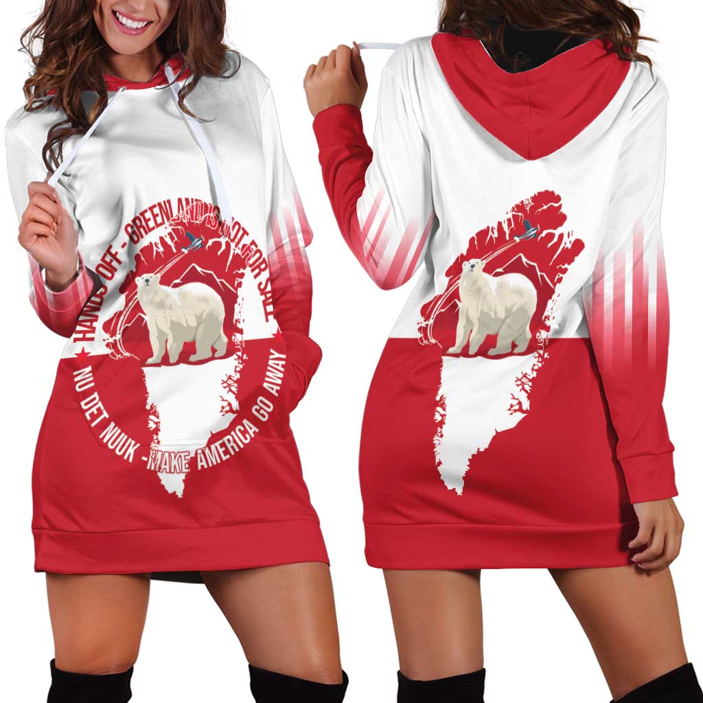 Nu Det Nuuk Greenland Not For Sale Hoodie Dress
