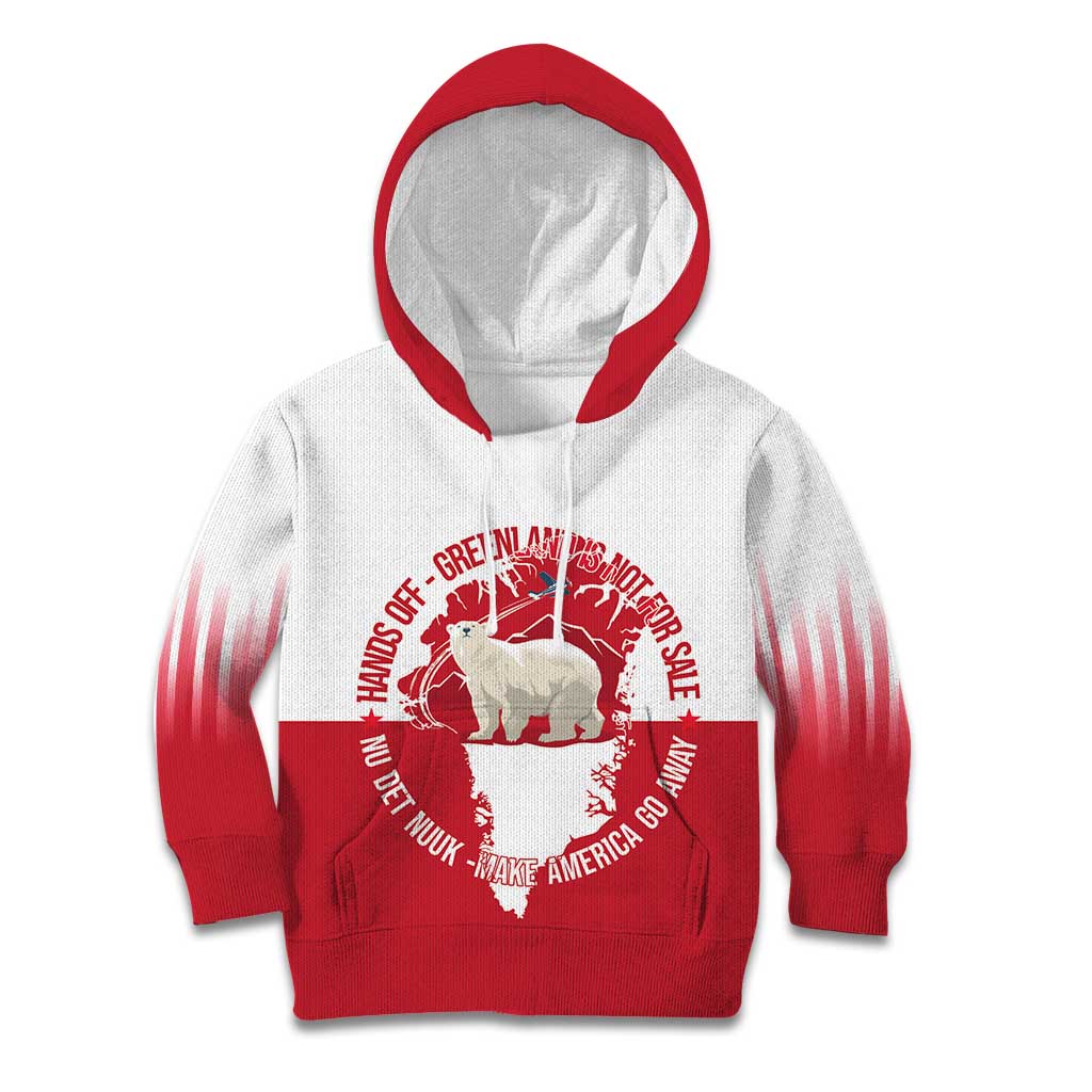 Nu Det Nuuk Greenland Not For Sale Kid Hoodie