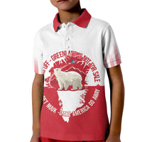 Nu Det Nuuk Greenland Not For Sale Kid Polo Shirt