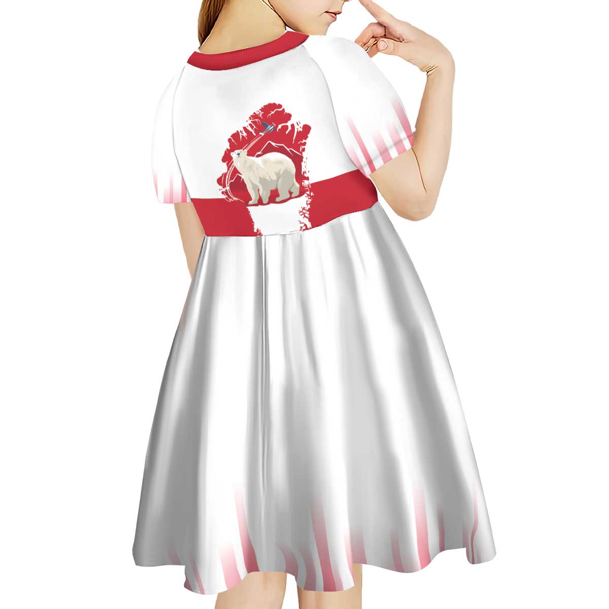 Nu Det Nuuk Greenland Not For Sale Kid Short Sleeve Dress