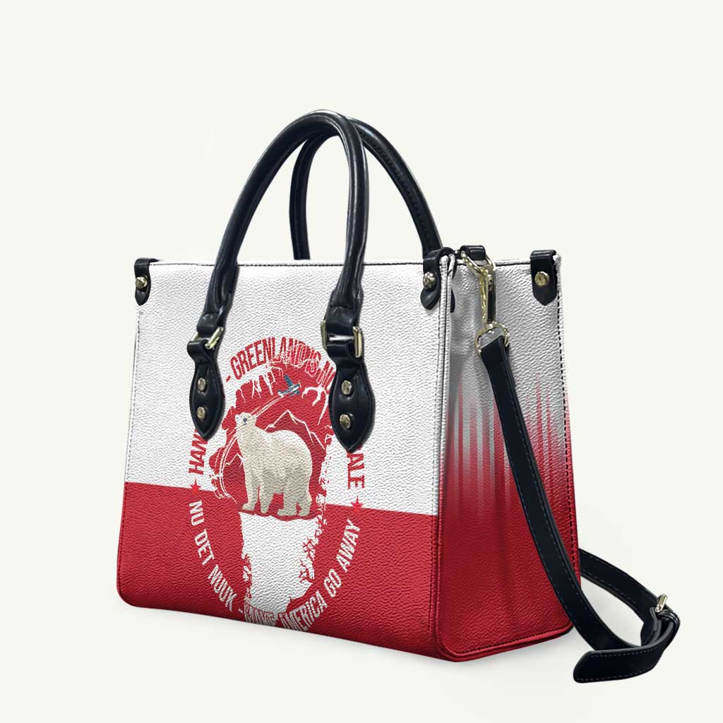 Nu Det Nuuk Greenland Not For Sale Leather Bag