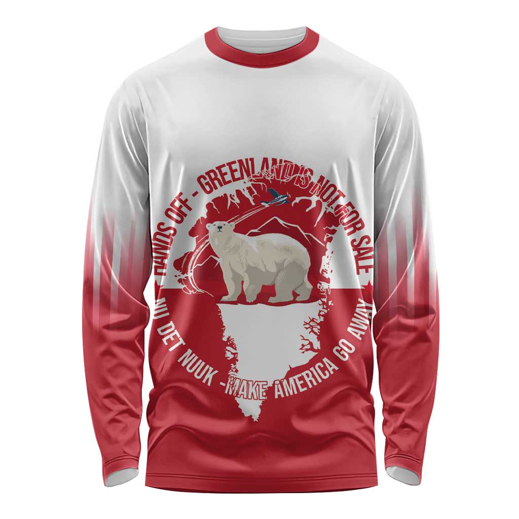 Nu Det Nuuk Greenland Not For Sale Long Sleeve Shirt