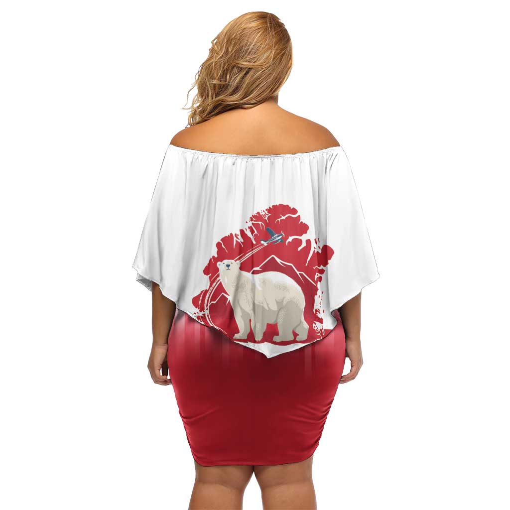 Nu Det Nuuk Greenland Not For Sale Off Shoulder Short Dress