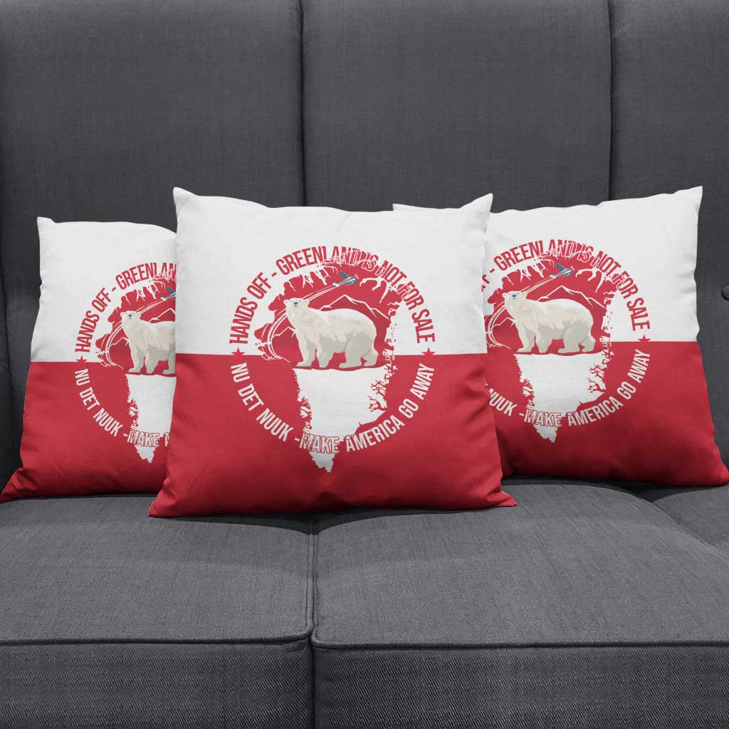 Nu Det Nuuk Greenland Not For Sale Pillow Cover