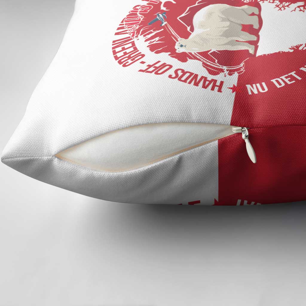 Nu Det Nuuk Greenland Not For Sale Pillow Cover