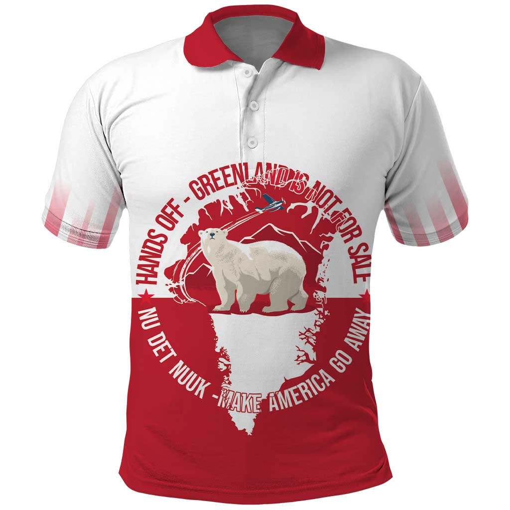 Nu Det Nuuk Greenland Not For Sale Polo Shirt
