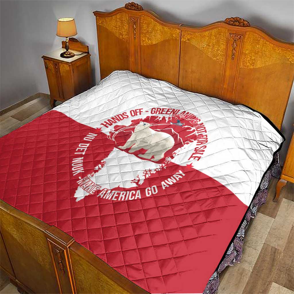 Nu Det Nuuk Greenland Not For Sale Quilt