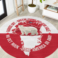 Nu Det Nuuk Greenland Not For Sale Round Carpet