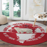 Nu Det Nuuk Greenland Not For Sale Round Carpet