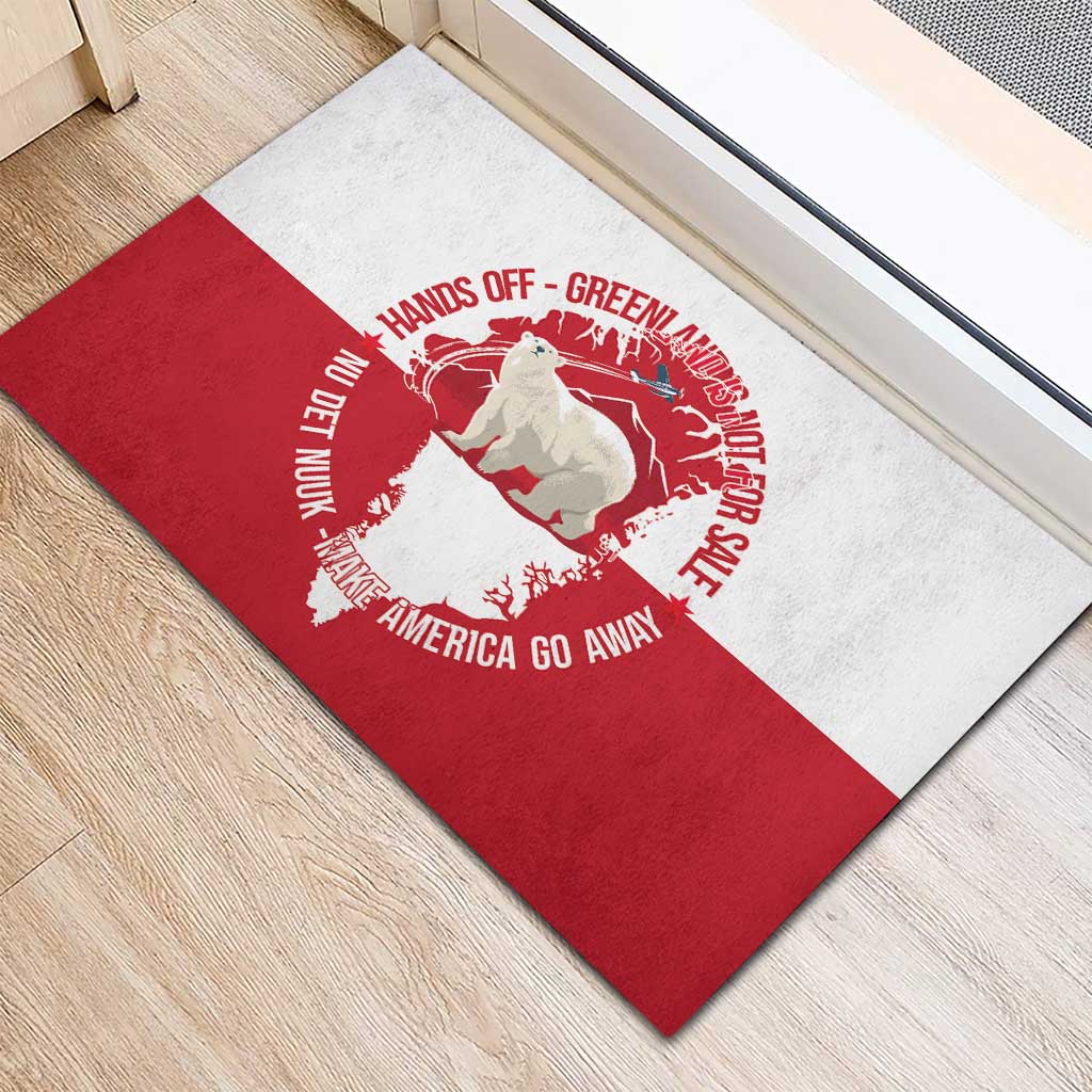 Nu Det Nuuk Greenland Not For Sale Rubber Doormat