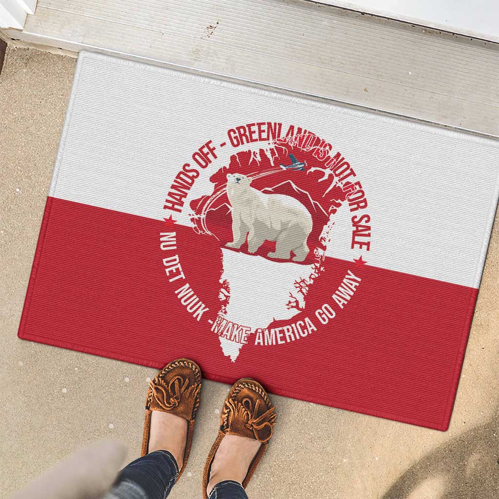 Nu Det Nuuk Greenland Not For Sale Rubber Doormat