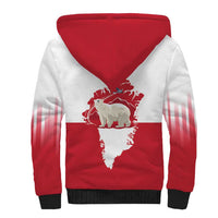 Nu Det Nuuk Greenland Not For Sale Sherpa Hoodie