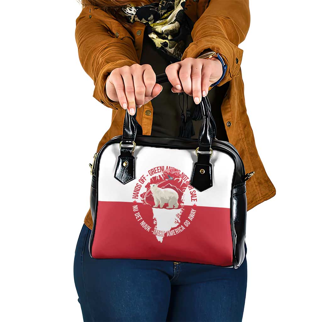 Nu Det Nuuk Greenland Not For Sale Shoulder Handbag