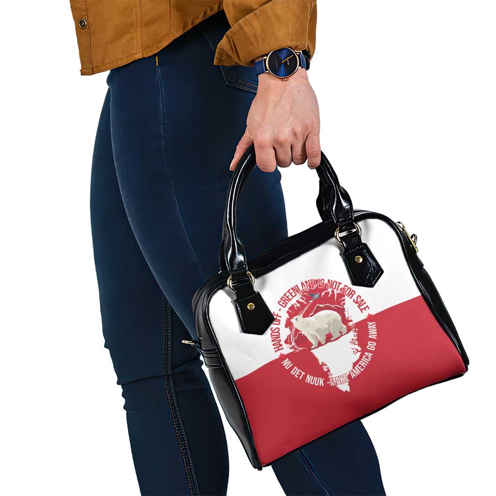 Nu Det Nuuk Greenland Not For Sale Shoulder Handbag