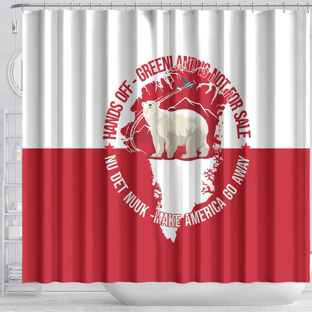 Nu Det Nuuk Greenland Not For Sale Shower Curtain