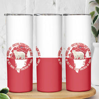 Nu Det Nuuk Greenland Not For Sale Skinny Tumbler