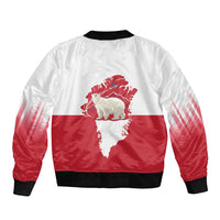 Nu Det Nuuk Greenland Not For Sale Sleeve Zip Bomber Jacket