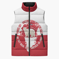 Nu Det Nuuk Greenland Not For Sale Sleeveless Puffer Jacket