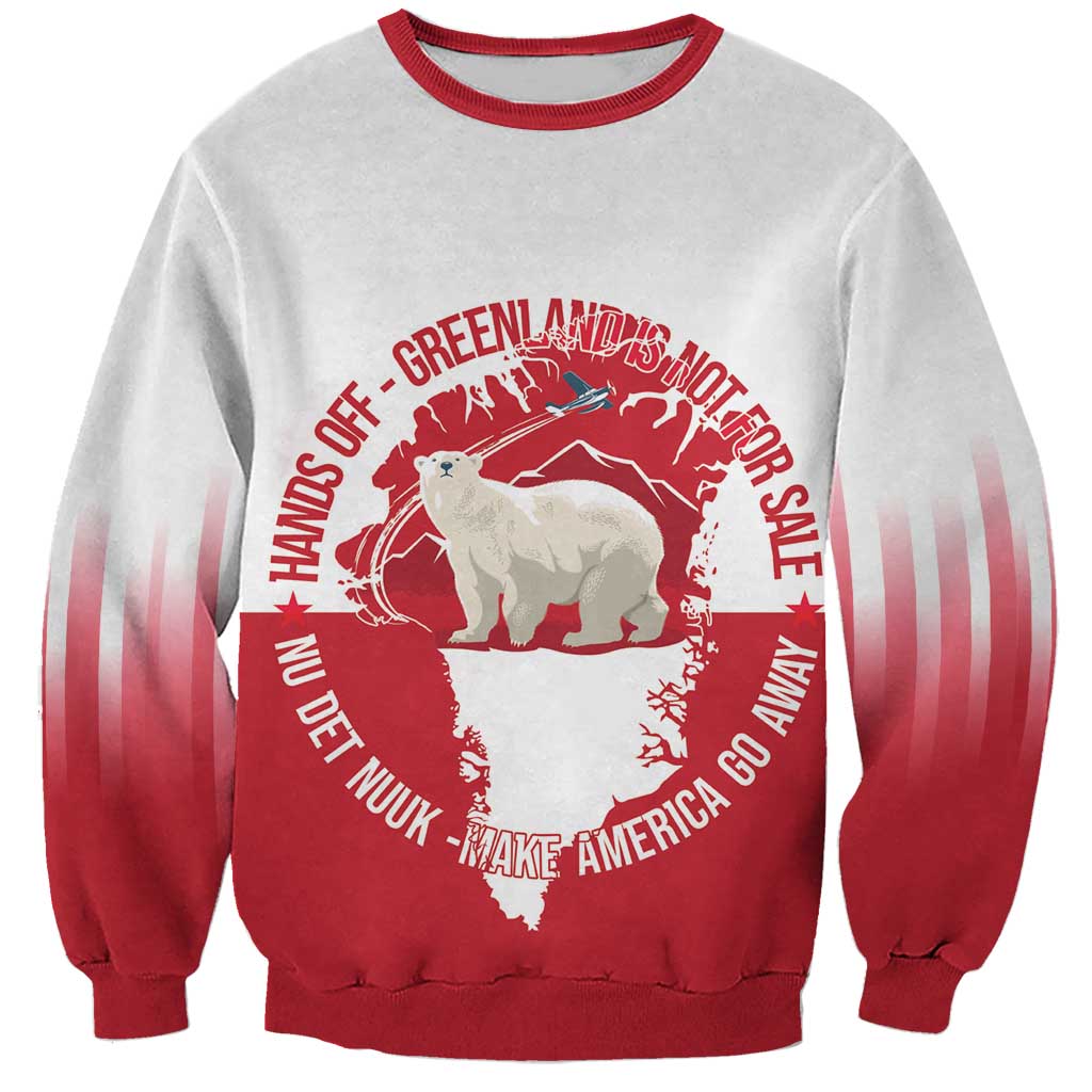 Nu Det Nuuk Greenland Not For Sale Sweatshirt