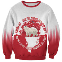 Nu Det Nuuk Greenland Not For Sale Sweatshirt