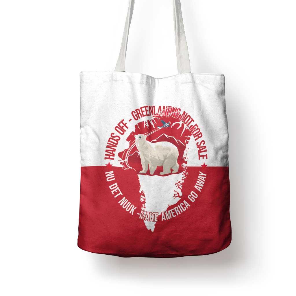 Nu Det Nuuk Greenland Not For Sale Tote Bag
