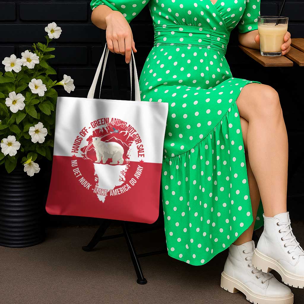 Nu Det Nuuk Greenland Not For Sale Tote Bag