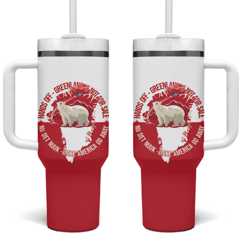 Nu Det Nuuk Greenland Not For Sale Tumbler With Handle