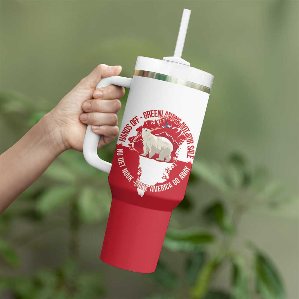 Nu Det Nuuk Greenland Not For Sale Tumbler With Handle