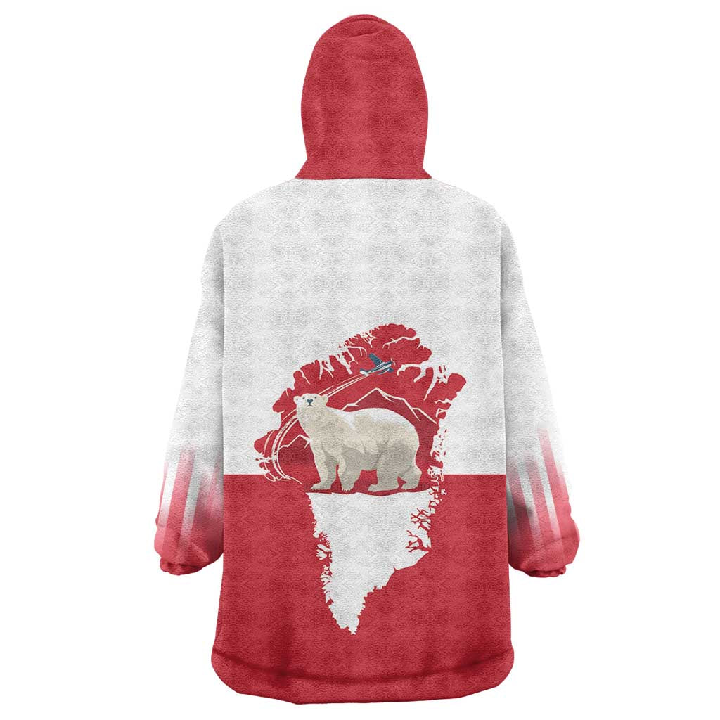 Nu Det Nuuk Greenland Not For Sale Wearable Blanket Hoodie