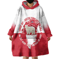 Nu Det Nuuk Greenland Not For Sale Wearable Blanket Hoodie