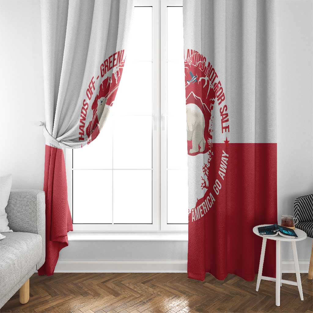 Nu Det Nuuk Greenland Not For Sale Window Curtain
