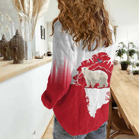 Nu Det Nuuk Greenland Not For Sale Women Casual Shirt