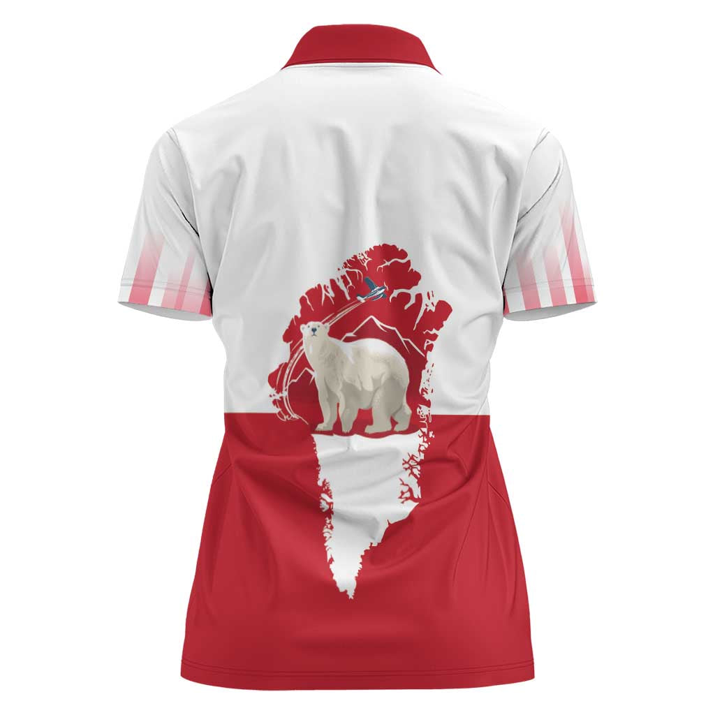 Nu Det Nuuk Greenland Not For Sale Women Polo Shirt