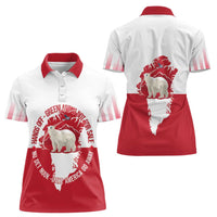 Nu Det Nuuk Greenland Not For Sale Women Polo Shirt