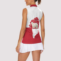 Nu Det Nuuk Greenland Not For Sale Women Sleeveless Polo Shirt