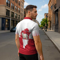 Nu Det Nuuk Greenland Not For Sale Zipper Polo Shirt