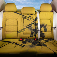 Sweden Ice Hockey Personalized Back Car Seat Cover Tre Kronor - GO Sweden