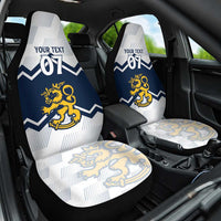 Suomi Ice Hockey Custom Car Seat Cover Scandinavian Mountains Inspired