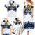 Suomi Ice Hockey Custom Family Matching Summer Maxi Dress and Hawaiian Shirt Scandinavian Mountains Inspired