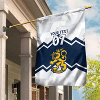 Suomi Ice Hockey Custom Garden Flag Scandinavian Mountains Inspired