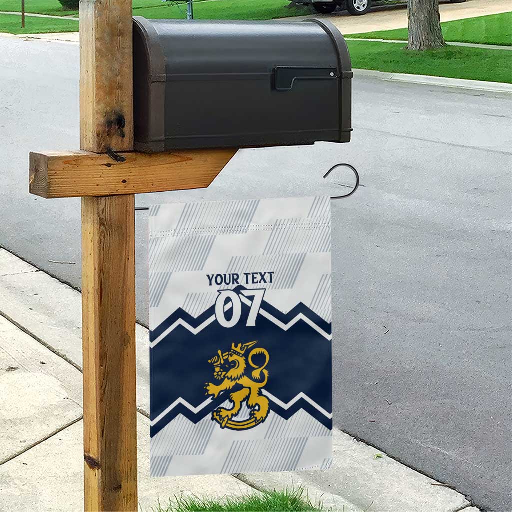 Suomi Ice Hockey Custom Garden Flag Scandinavian Mountains Inspired