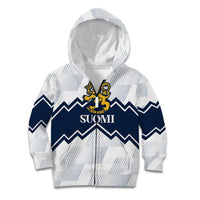 Suomi Ice Hockey Custom Kid Hoodie Scandinavian Mountains Inspired