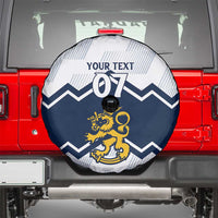 Suomi Ice Hockey Custom Spare Tire Cover Scandinavian Mountains Inspired