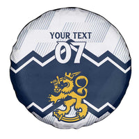 Suomi Ice Hockey Custom Spare Tire Cover Scandinavian Mountains Inspired