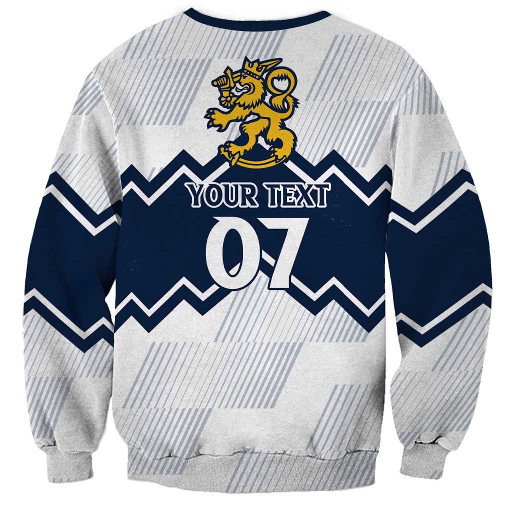 Suomi Ice Hockey Custom Sweatshirt Scandinavian Mountains Inspired