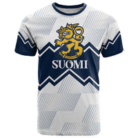 Suomi Ice Hockey Custom T Shirt Scandinavian Mountains Inspired