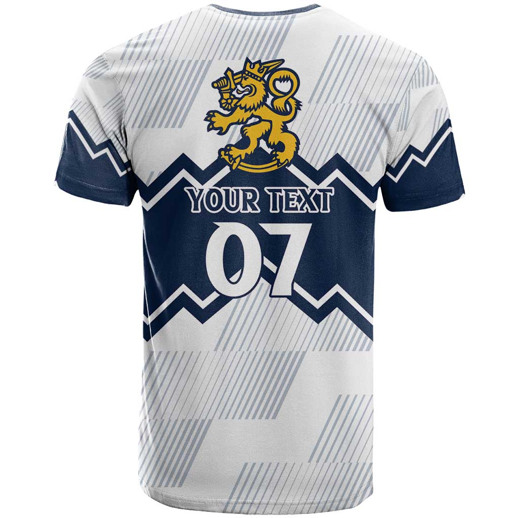 Suomi Ice Hockey Custom T Shirt Scandinavian Mountains Inspired